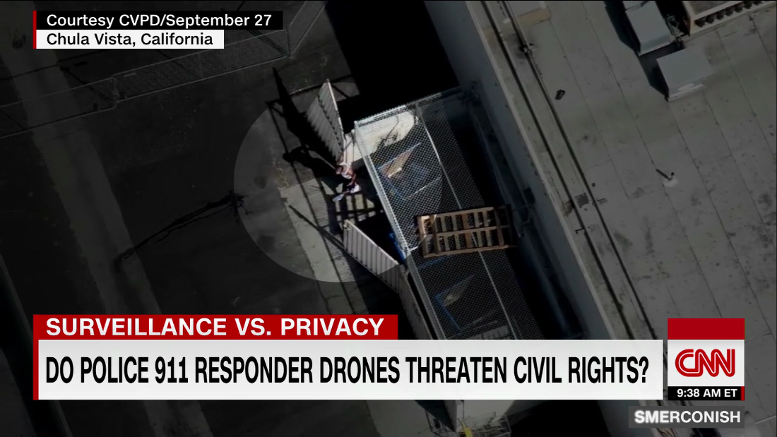 Do drones used as first responders by police threaten civil rights? - CNN