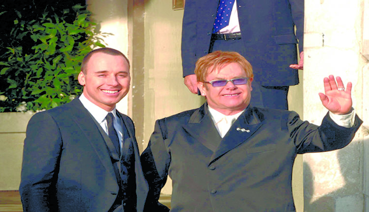 Elton John and David Furnish Write Love Notes Every Saturday