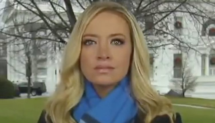McEnany 'Breezed by Reporters' and Said 'Sorry, It’s Raining' When Asked if Trump Will Accept Electoral College Vote