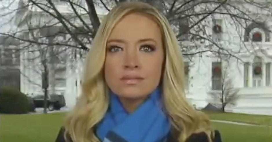 McEnany 'Breezed by Reporters' and Said 'Sorry, It’s Raining' When Asked if Trump Will Accept Electoral College Vote