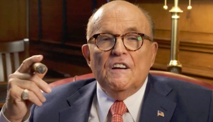 Rudy Giuliani cigars coins advertisement commercial