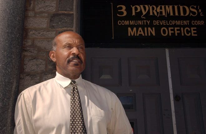 Adrian Ford, Director of Three Pyramids Inc. in Fitchburg on March 17, 2005.