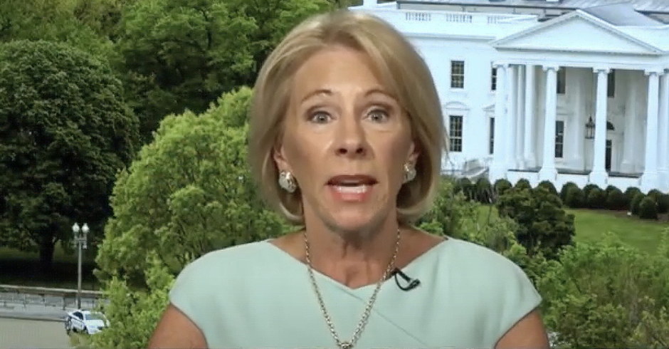 Betsy DeVos Quits Over Trump's 'Rhetoric' 13 Days Before President's Term Ends (Updated)