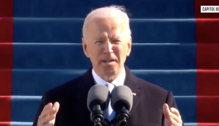 Biden Promises 'We Will Defeat' Political Extremism and White Supremacy in Inauguration Address (Video)