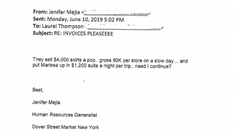 Comme des Garçons is Skirting Wage, Labor, Medical Leave & Immigration Laws, Per Former HR Employee's Lawsuit