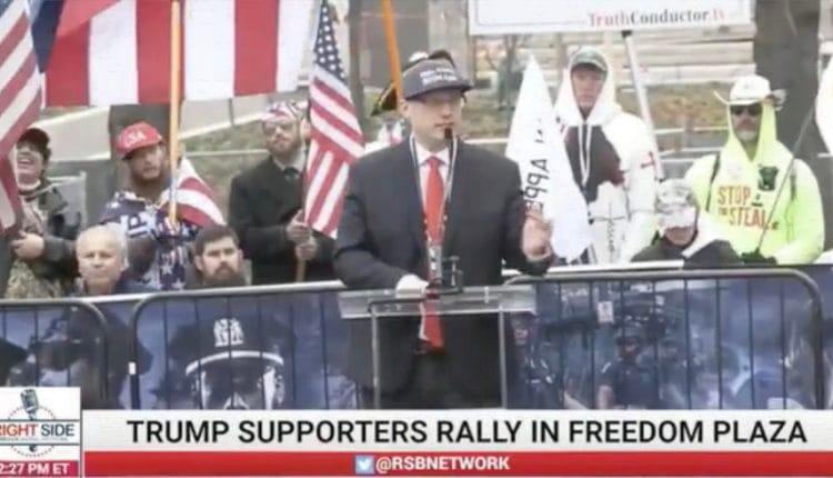 Hundreds of Mostly Maskless Trump Supporters Hug as COVID Truther Brags 'It's a Mass-Spreader Event!'