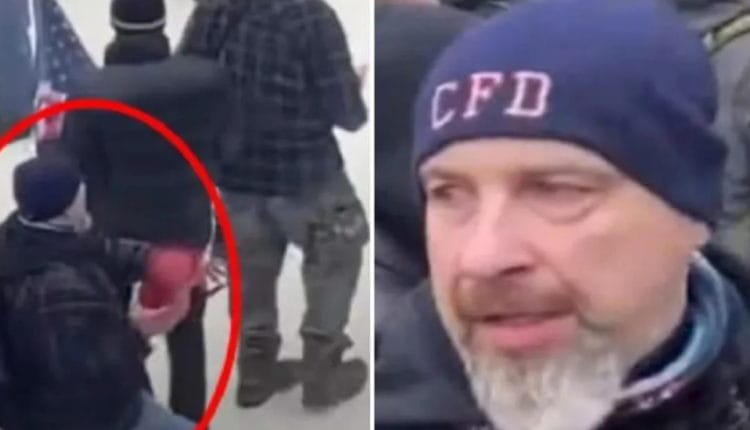 Man Who Allegedly Hurled Fire Extinguisher at Cop During Pro-Trump Capitol Coup