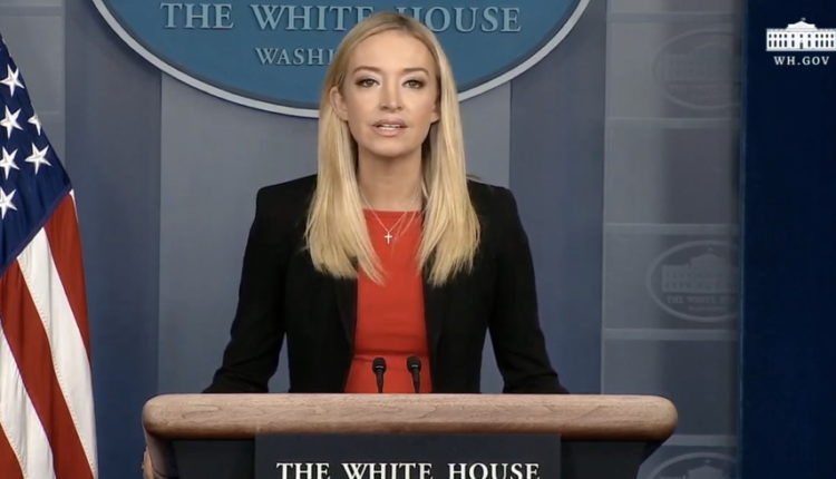 McEnany Condemns Insurrection Violence 'On Behalf of the Entire White House' But Announces Support for Protestors