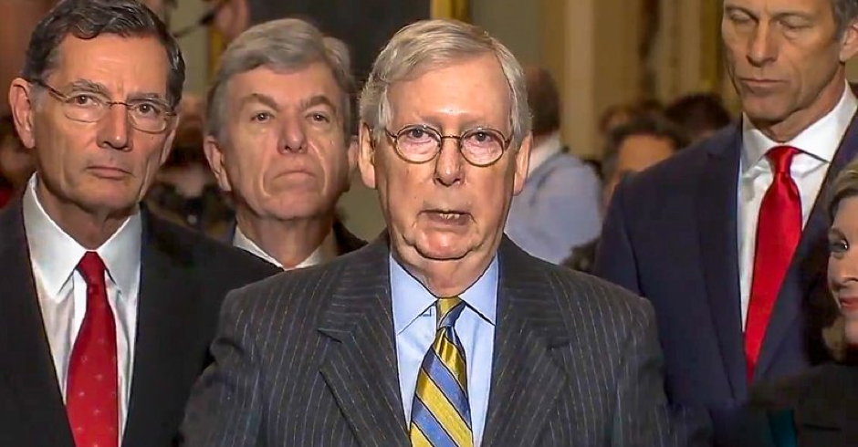 Mitch McConnell 'Teetering' and His Conference 'Splintering' as Trump Forces Republicans to Choose Allegiance