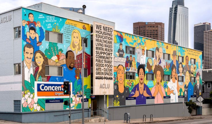 New Mural Depicting LA Civil Rights Leaders On 8th Street - LAist