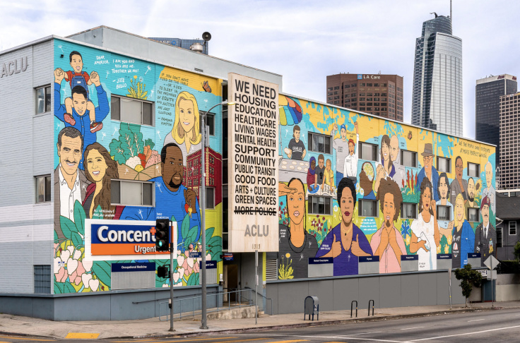 New Mural Depicting LA Civil Rights Leaders On 8th Street - LAist