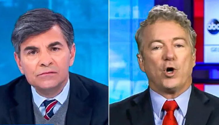 Rand Paul Melts Down on ABC When He's Confronted With Election Lies