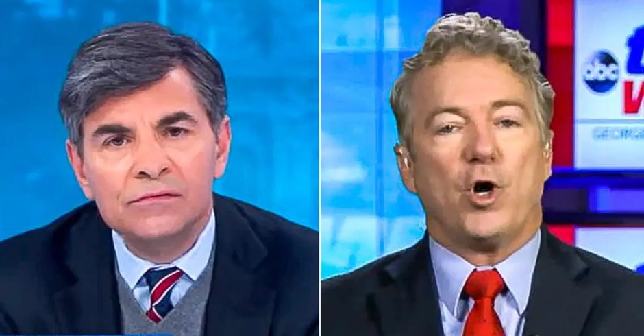 Rand Paul Melts Down on ABC When He's Confronted With Election Lies