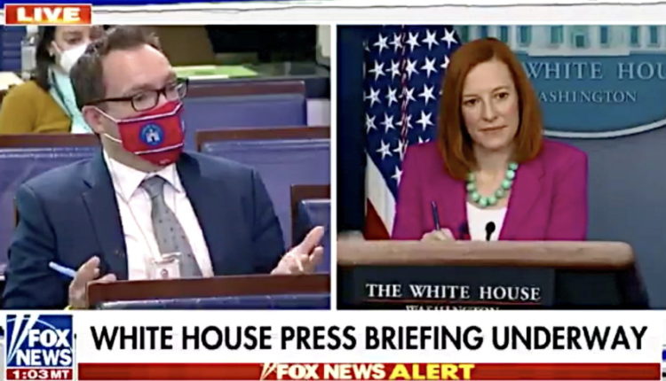 Reporter Uses GOP Talking Points to Ask if Biden Is a 'Benevolent Dictator' for Signing Executive Orders