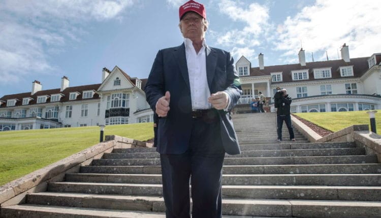 Trump May Flee to His Scottish Resort Before Inauguration – but Scotland Just Said Travel Into the Country Is Banned