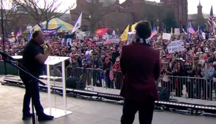 Before the Insurrection Alex Jones Told MAGAites Biden Is a ‘Slave of Satan’ Who ‘Will Be Removed One Way or Another’