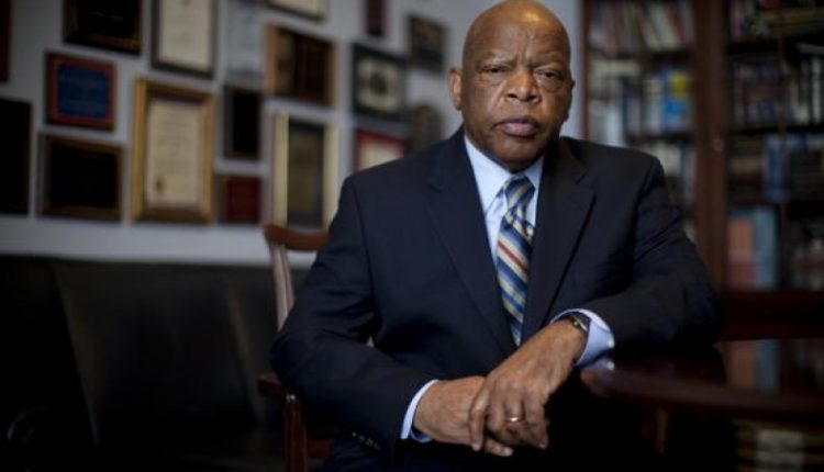 Congressman John Lewis (D-GA) is photographed in