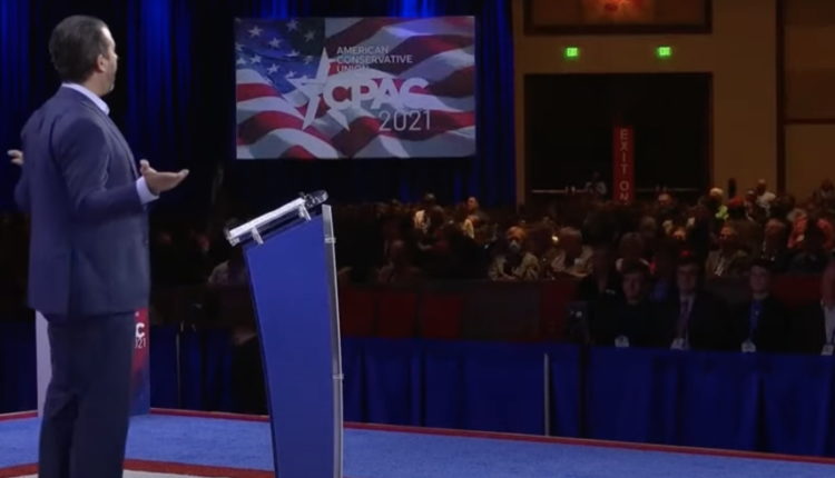 Donald Trump Jr. Bombs at CPAC – and Gets Scorched for Lying That 'Radical' Dems Have 'Banned the Muppets' From TV