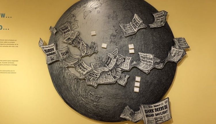 Graphic novelist compares childhood to civil rights movement through art