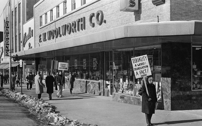 Madison, Feb. 27, 1960 - Civil Rights comes to the Capitol Square
