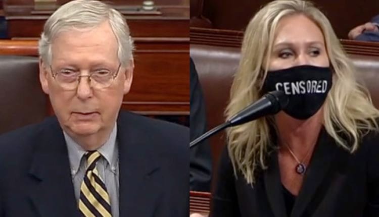 McConnell Slams Marjorie Taylor Green's 'Loony Lies and Conspiracy Theories' as a 'Cancer' – and She Shoots Back
