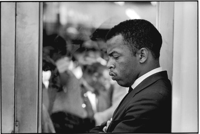 John Lewis in Nashville, Tennessee, in 1963.