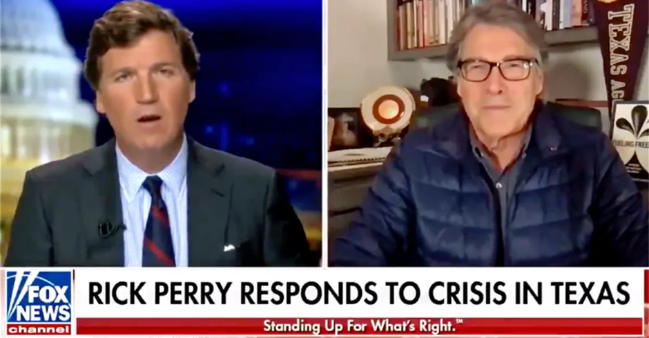 Rick Perry Unable to Defend Texas Republicans for Power Outages During Fox News Interview