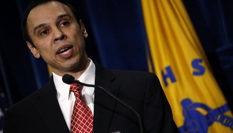 Outgoing HHS Office of Civil Rights Director Roger Severino speaks at a news conference announcing the the creation of the Conscience and Religious Freedom Division at the Department of Health and Human Services Jan. 18, 2018,  in Washington. The division, part of the department's Office of Civil Rights, aids medical professionals who object to certain procedures on religious grounds.