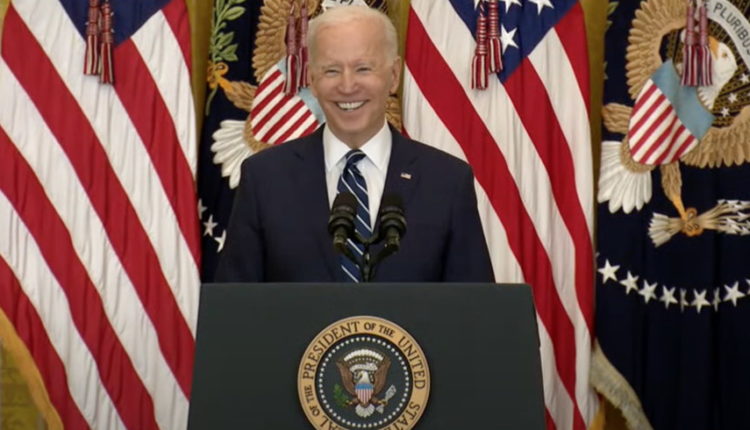 Biden Laughs at and Throws Shade at Trump