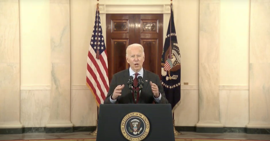 Biden in Speech to Announce All Americans Will Be Eligible for COVID Vaccine by May 1, Small Gatherings by July 4