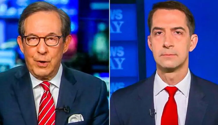 Chris Wallace Nails Tom Cotton for Voting Record Under Trump After He Opposes Biden Relief Checks