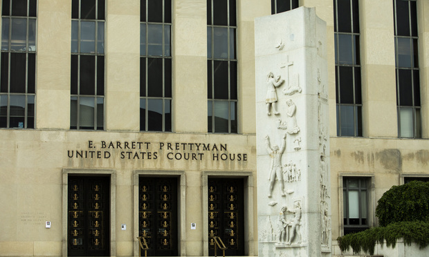 E. Barrett Prettyman's US courthouse.
