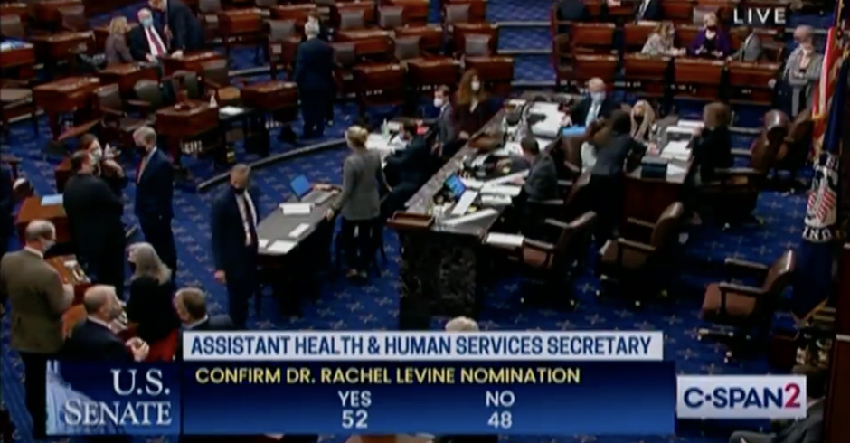 Dr. Rachel Levine Becomes First Openly-Transgender Nominee to Be Senate Confirmed in Historic Vote