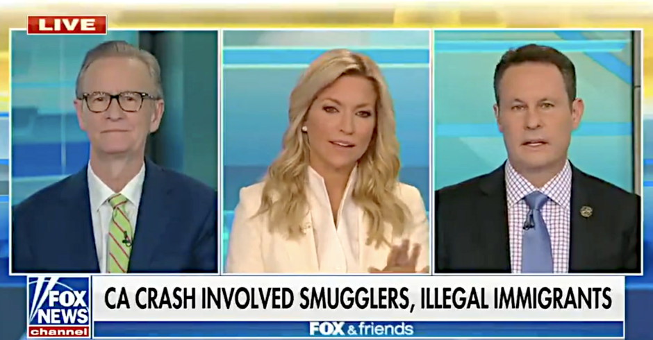 Fox & Friends Host Makes Social Distancing 'Joke' About Horrific Crash That Killed 13 People Mostly From Mexico