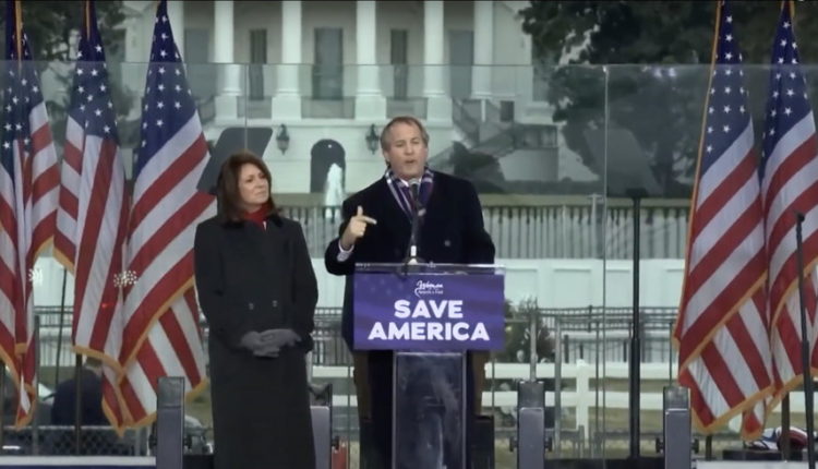 Ken Paxton Refuses to Release Messages About Attendance at Pro-Trump Rally Before Jan. 6 Insurrection