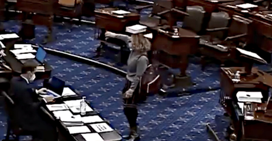 'Marie Antoinette' Trends After Video of Sen. Sinema Giving Thumbs Down to $15 Minimum Wage Vote Goes Viral