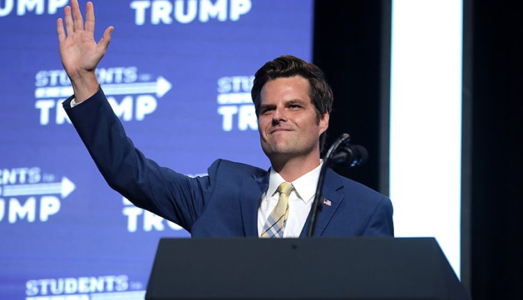 Matt Gaetz Blasted After Standing Up for Anti-LGBTQ Hate Group While Promoting ‘Fascist Sympathizer’