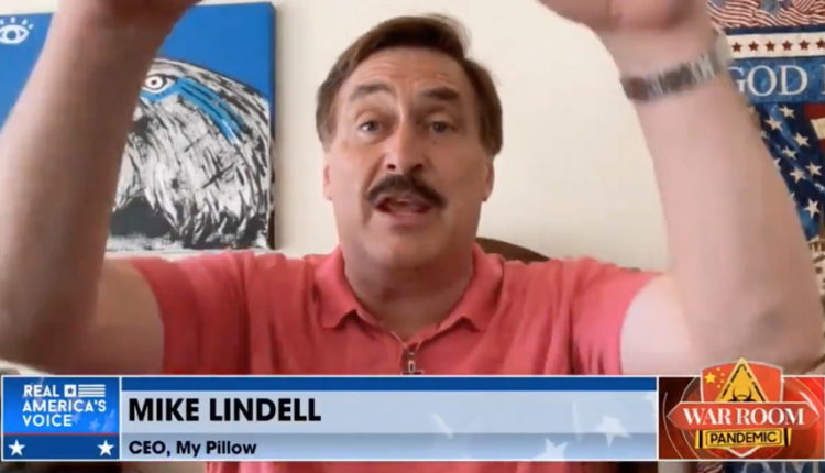 Mike Lindell Tells Steve Bannon 'Trump Will Be Back in Office in August'