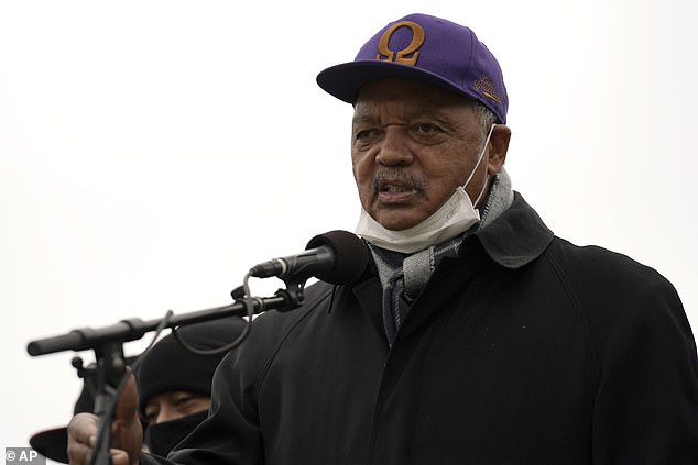Civil rights leader Reverend Jesse Jackson interfered with the British racial ranks today by saying Britain was the