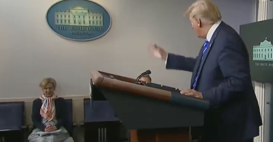 Americans Remember Trump's Bleach Injection Press Conference