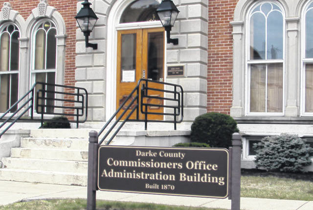 The Darke County Board of Commissioners met Wednesday afternoon to discuss the county's outstanding debts and to renew the county's employee compensation plan. 