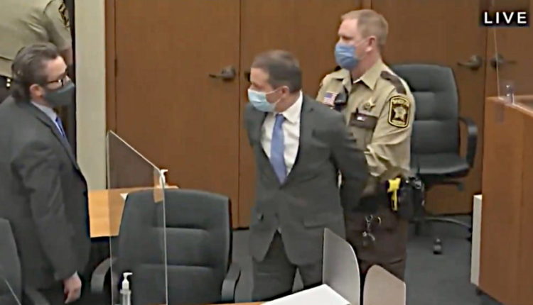 Derek Chauvin Handcuffed and Taken Out of Court After Judge Reads Guilty Verdict in Murder of George Floyd