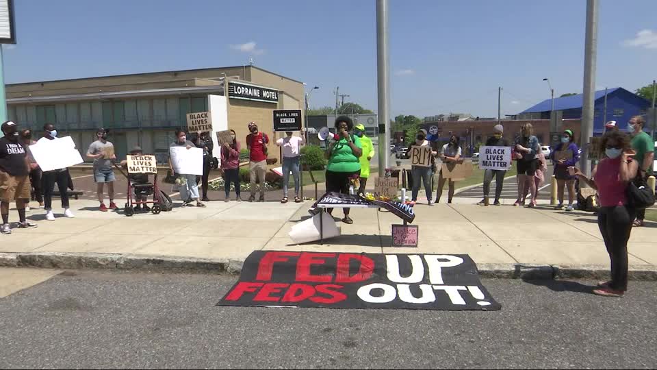 Dozens gather at National Civil Rights Museum to protest recent police shootings across the country – FOX13 News Memphis
