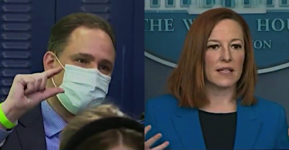 Jen Psaki Smacks Down CBN Reporter Who Asked What Biden Not Meeting With House Minority Leader Says 'About Unity?'