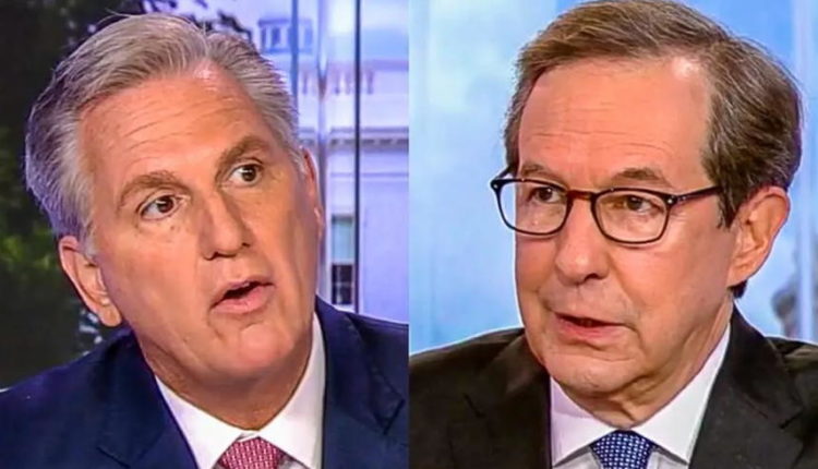 Kevin McCarthy Squirms as Chris Wallace Grills Him on Trump's Seditious Behavior on Jan. 6