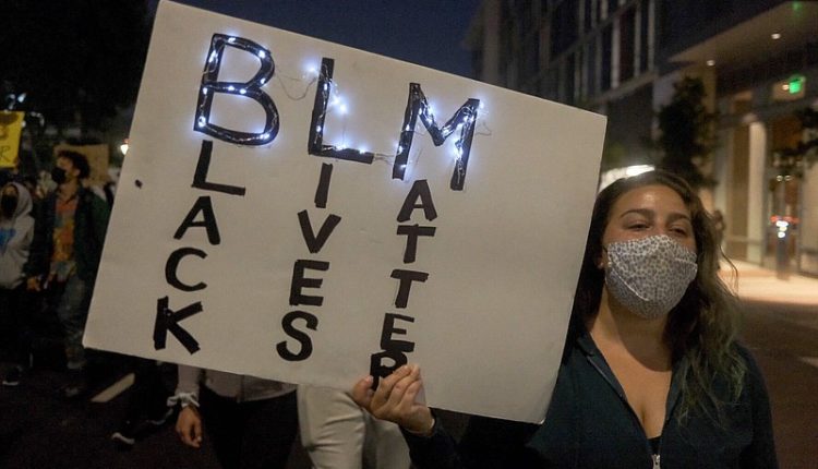 People gather downtown in support of the verdict in the Derek Chauvin Trial ...