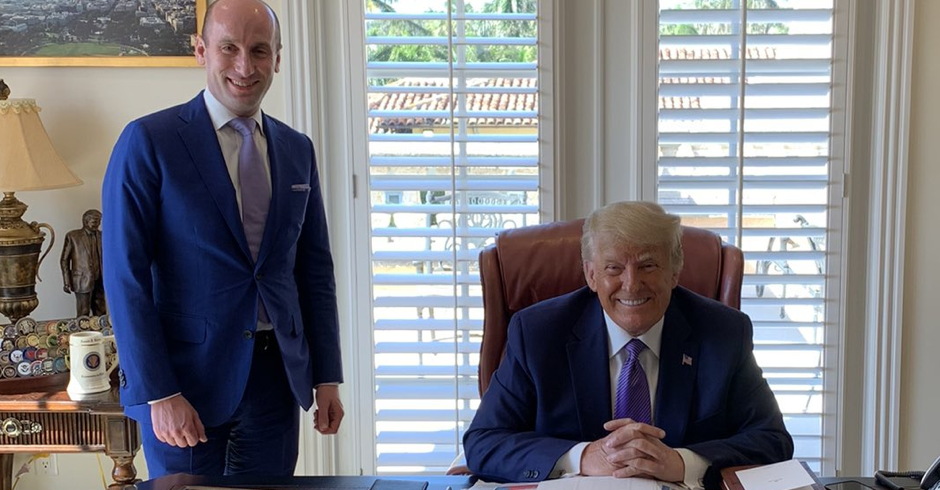 Stephen Miller Tweets Photo Bragging About 'Terrific Meeting With President Trump!' – Both Get Mercilessly Mocked