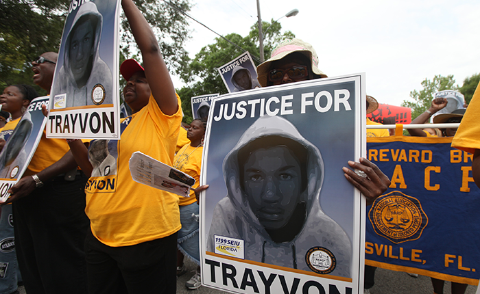 Justice for Trayvon Martin characters