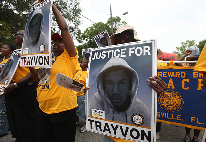 Justice for Trayvon Martin characters