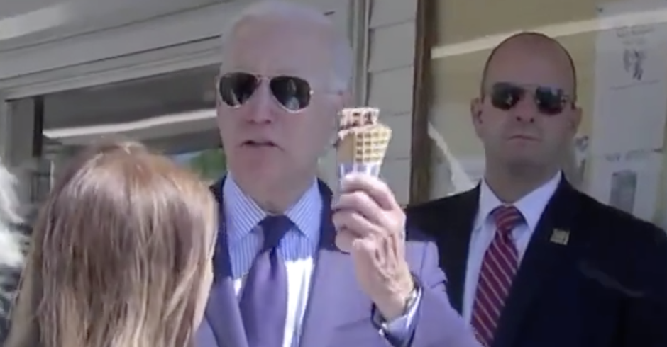 Apparent Trump Supporter Yells Gay and Racial Slurs at Biden As President Visits Ice Cream Shop